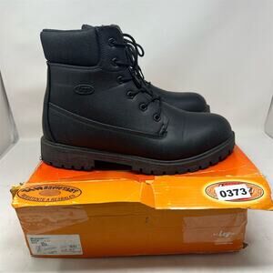 Lugz Men's Rucker Hi SP Black Combat Boots Size 10.5